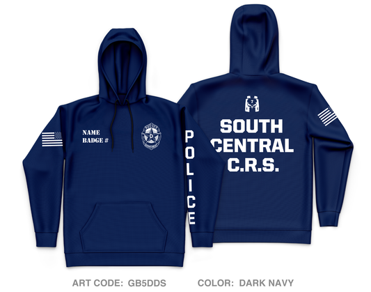 CUSTOM Dallas PD Store 1 Core Men's Hooded Performance Sweatshirt - GB5DDS