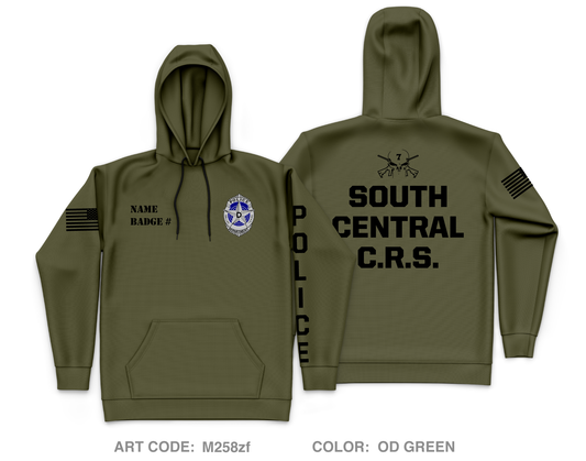 CUSTOM Dallas PD Store 1 Core Men's Hooded Performance Sweatshirt - M258zf