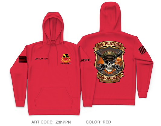 CUSTOM 3rd Platoon MARAUDERS Core Men's Hooded Performance Sweatshirt - Z3hPPN