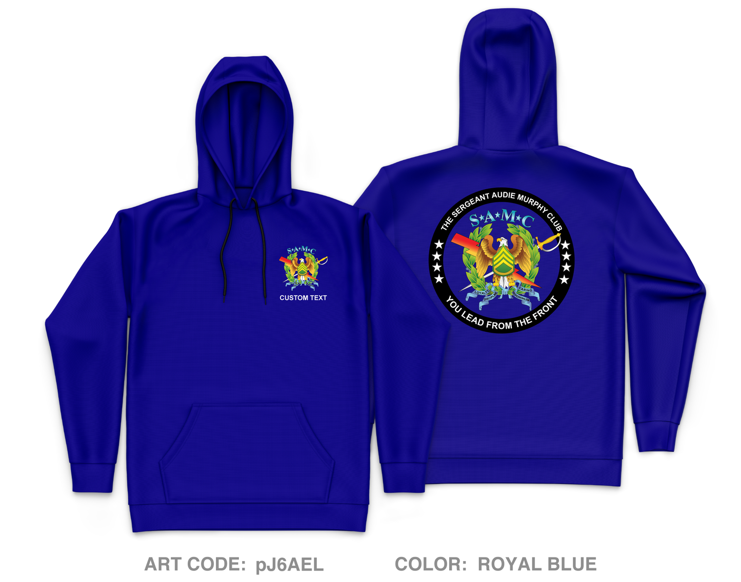 CUSTOM SAMC JBSA Core Men's Hooded Performance Sweatshirt - pJ6AEL
