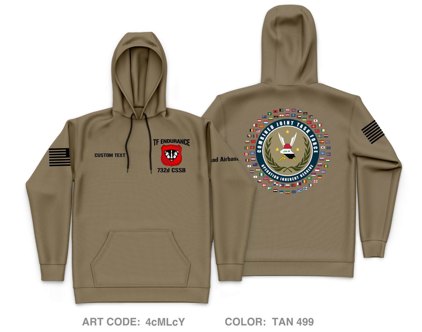CUSTOM 732d CSSB AAAB Core Men's Hooded Performance Sweatshirt - 4cMLcY