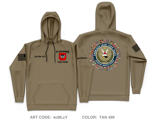 CUSTOM 732d CSSB AAAB Core Men's Hooded Performance Sweatshirt - 4cMLcY