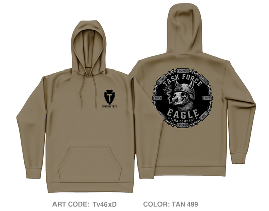 CUSTOM TF Eagle / Lima Company Core Men's Hooded Performance Sweatshirt - Tv46xD