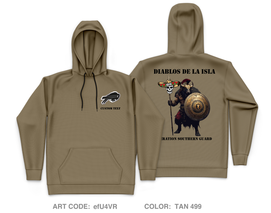 CUSTOM Island Devil's Store Core Men's Hooded Performance Sweatshirt - efU4VR