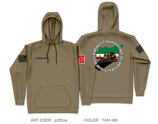 CUSTOM 277th ECC Main Fundraising Collection Core Men's Hooded Performance Sweatshirt - p2fDss