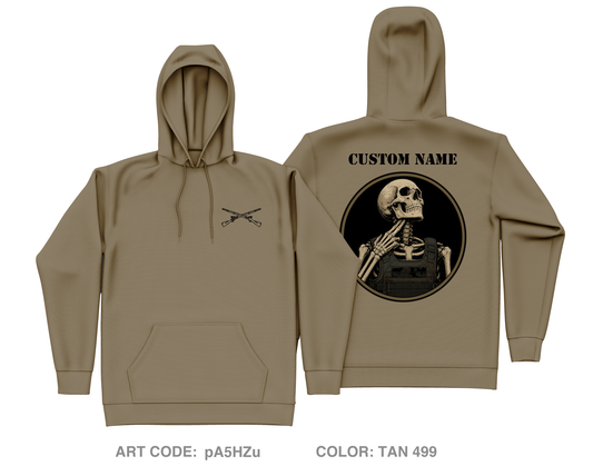 CUSTOM 1st Platoon, Apache Company, 4-6 Inf Core Men's Hooded Performance Sweatshirt - pA5HZu
