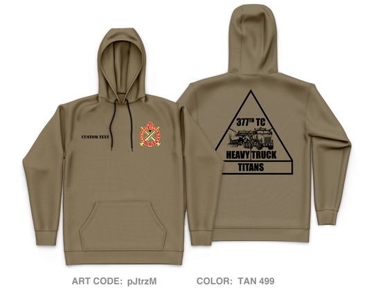 CUSTOM 377 titans Core Men's Hooded Performance Sweatshirt - pJtrzM