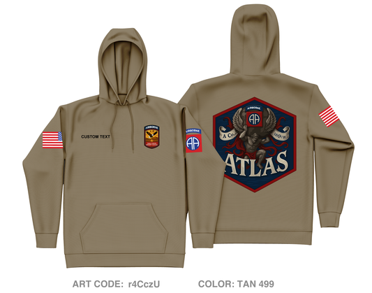 CUSTOM A co 189th DSSB Core Men's Hooded Performance Sweatshirt - r4CczU