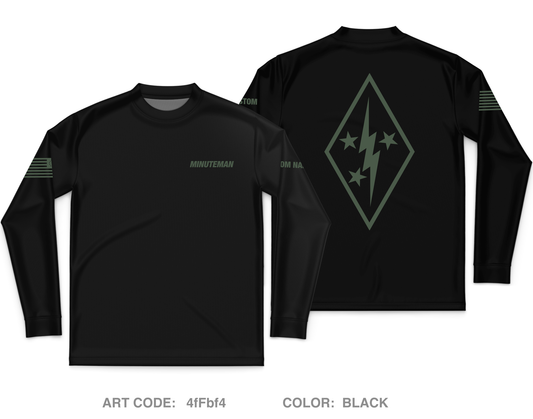 CUSTOM Minuteman Home Services Core Men's LS Performance Tee - 4fFbf4