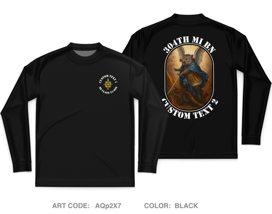 CUSTOM MI BOLC Class 25-008 Core Men's LS Performance Tee - AQp2X7