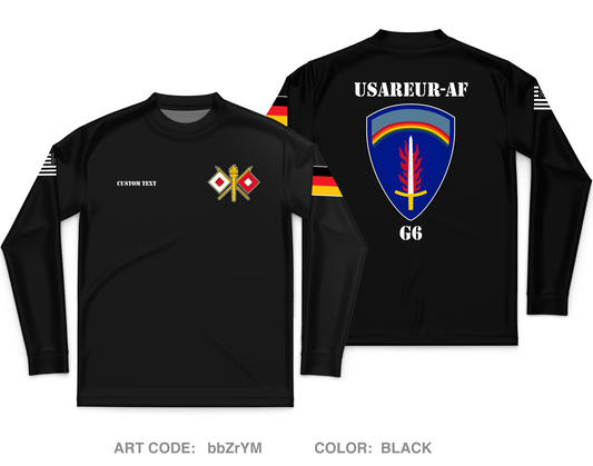 CUSTOM USAREUR-AF Core Men's LS Performance Tee - bbZrYM