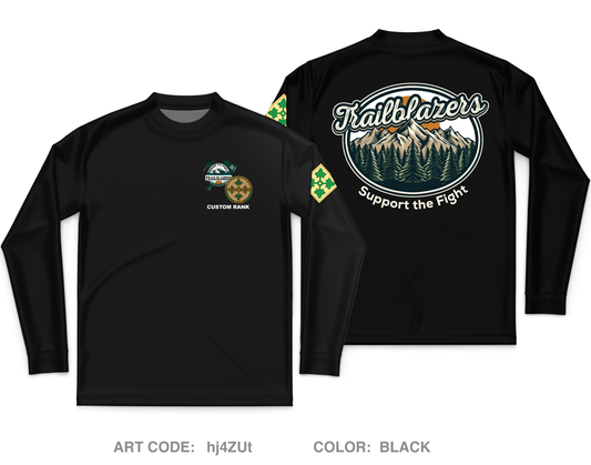 CUSTOM 4DSTB Fundraising Collection Core Men's LS Performance Tee - hj4ZUt