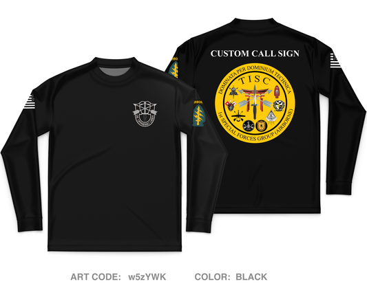 CUSTOM 1 SFG (A) GSB TISC Core Men's LS Performance Tee - w5zYWK
