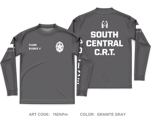 CUSTOM Dallas PD Store 1 Core Men's LS Performance Tee - 76DhPm