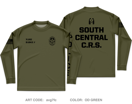 CUSTOM Dallas PD Store 1 Core Men's LS Performance Tee - avg7fc