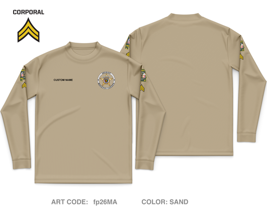 CUSTOM Houston County Sheriffs Department Core Men's LS Performance Tee - fp26MA_CORP