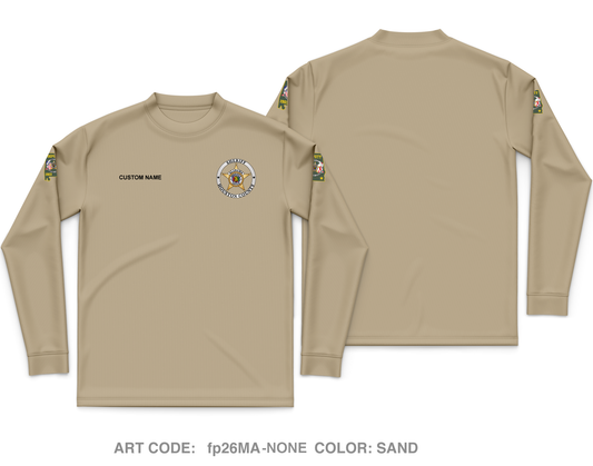 CUSTOM Houston County Sheriffs Department Core Men's LS Performance Tee - fp26MA_NONE