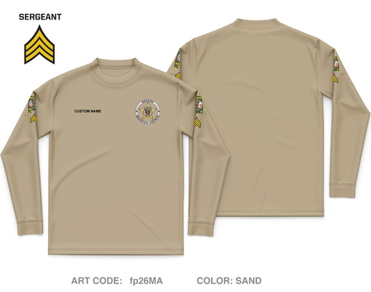 CUSTOM Houston County Sheriffs Department Core Men's LS Performance Tee - fp26MA_SERG