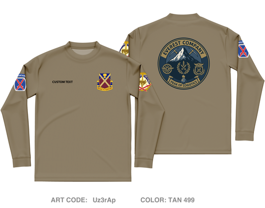 CUSTOM Everest CLC, 10th LSB Core Men's LS Performance Tee - Uz3rAp