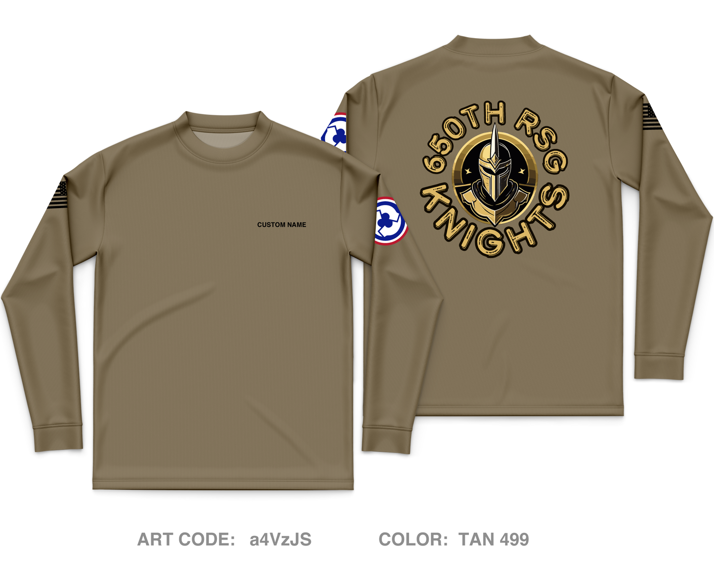 CUSTOM 650 RSG Core Men's LS Performance Tee - a4VzJS