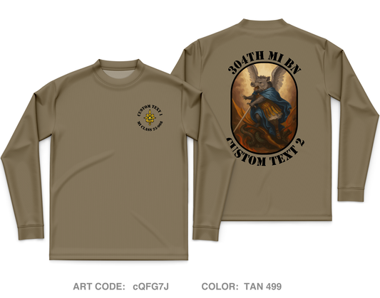 CUSTOM MI BOLC Class 25-008 Core Men's LS Performance Tee - cQFG7J