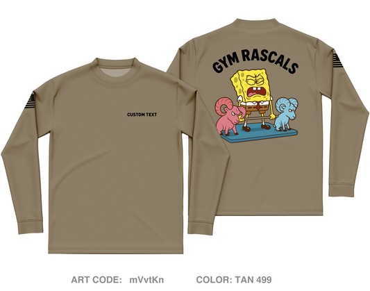 CUSTOM Signal-Rascals Core Men's LS Performance Tee - mVvtKn