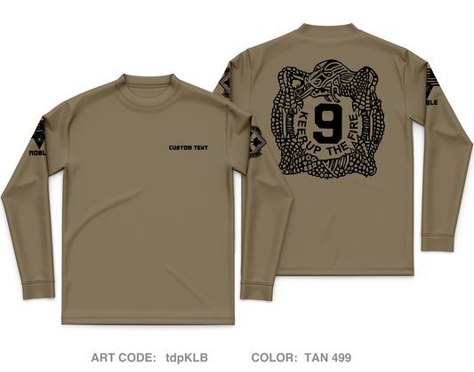 Custom NOBLE PLT, 4-9 IN Core Men's LS Performance Tee - tdpKLB