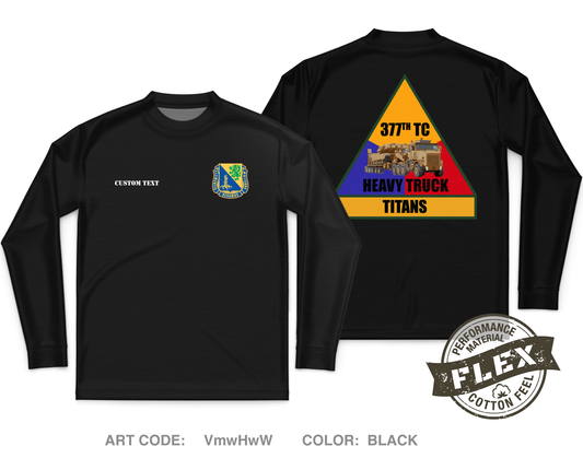 CUSTOM 377 titans Core Men's LS Flex Performance Tee - VmwHwW