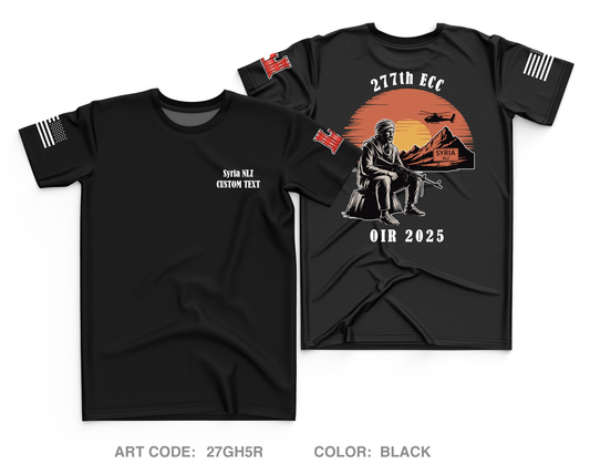 CUSTOM 277th ECC Main Fundraising Collection Core Men's SS Performance Tee - 27GH5R