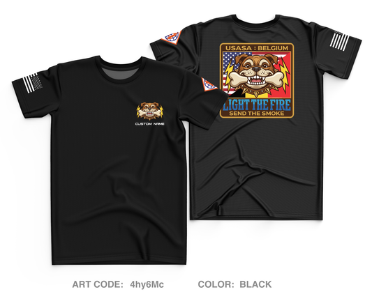 CUSTOM USANEC-Belgium Core Men's SS Performance Tee - 4hy6Mc
