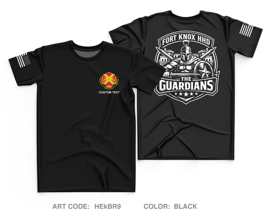 CUSTOM HHD USAG Fort Knox Core Men's SS Performance Tee - HEkBR9