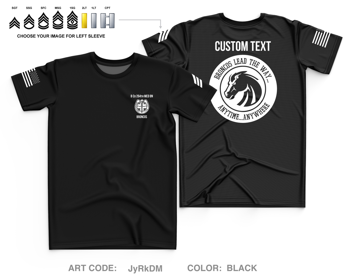 B Co 264th MED BN Store 1 Core Men's SS Performance Tee - JyRkDM