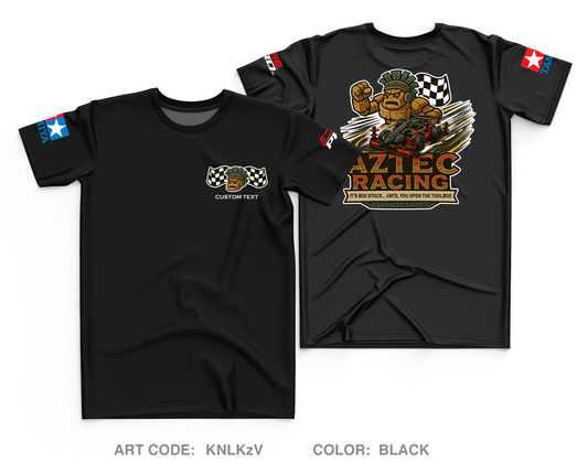 CUSTOM Aztec Racing Core Men's SS Performance Tee - KNLKzV