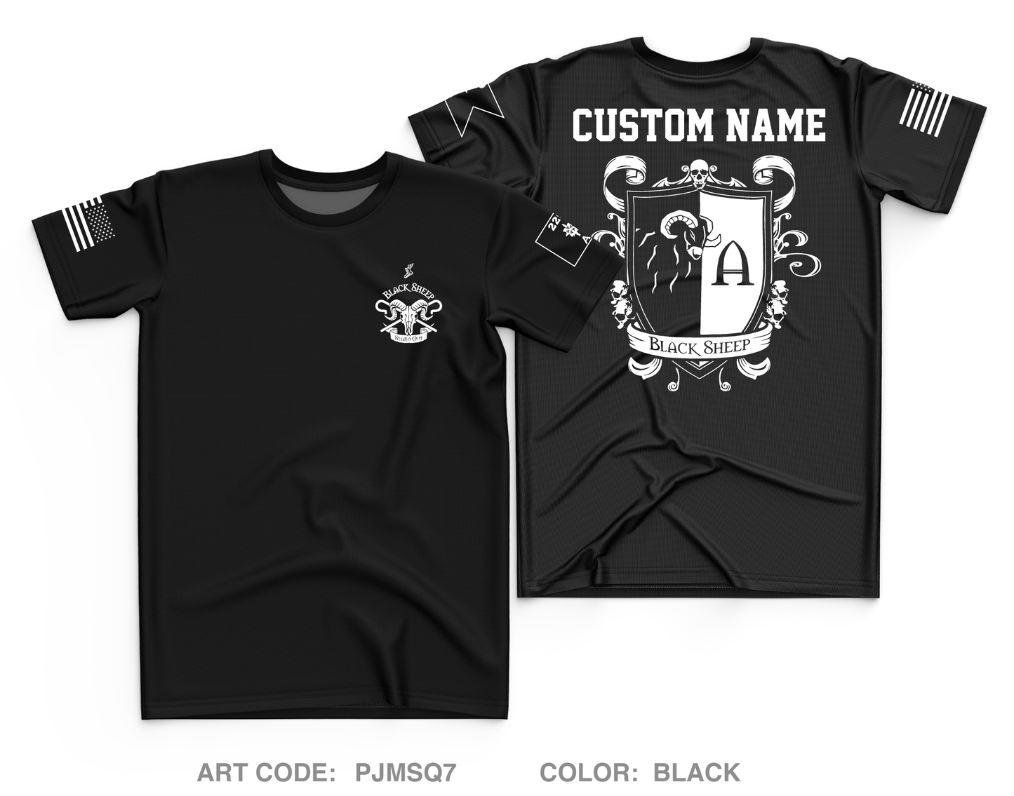 CUSTOM A Co, 229th MI BN Core Men's SS Performance Tee - PJMSQ7