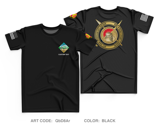CUSTOM HHC, USAG, Fort Carson Colorado Core Men's SS Performance Tee - QbD8Ar