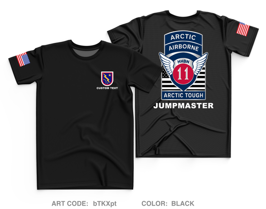 CUSTOM HHBN, 11th Airborne Division Core Men's SS Performance Tee - bTKXpt
