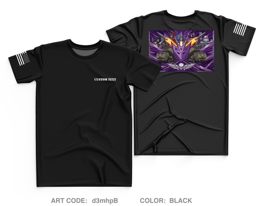 CUSTOM B-Btry 4-133 FAR Core Men's SS Performance Tee - d3mhpB