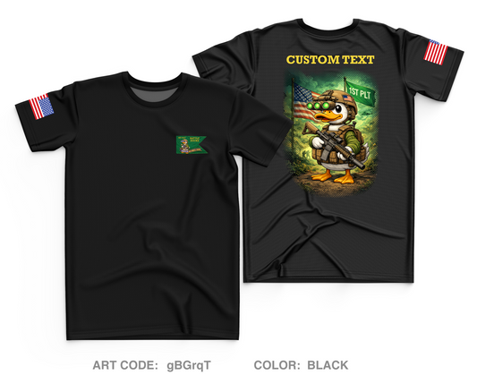 CUSTOM Battle Ducks Core Men's SS Performance Tee - gBGrqT