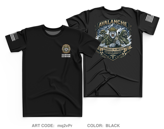 CUSTOM 155th Medical Detachment (PM) Core Men's SS Performance Tee - mq2vPr