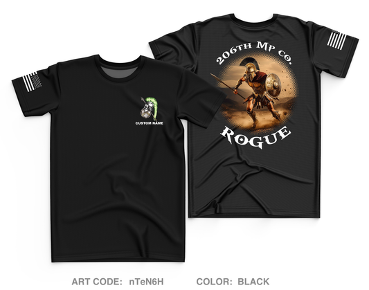 CUSTOM 206th MP CO Core Men's SS Performance Tee - nTeN6H