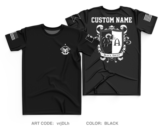 CUSTOM A Co, 229th MI BN Core Men's SS Performance Tee - vrjDLh