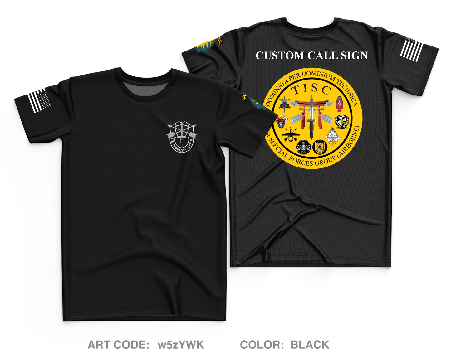 CUSTOM 1 SFG (A) GSB TISC Core Men's SS Performance Tee - w5zYWK