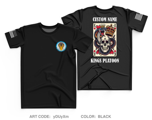 CUSTOM Kings Platoon Charlie Company 305th MI BN Core Men's SS Performance Tee - yDUyXm