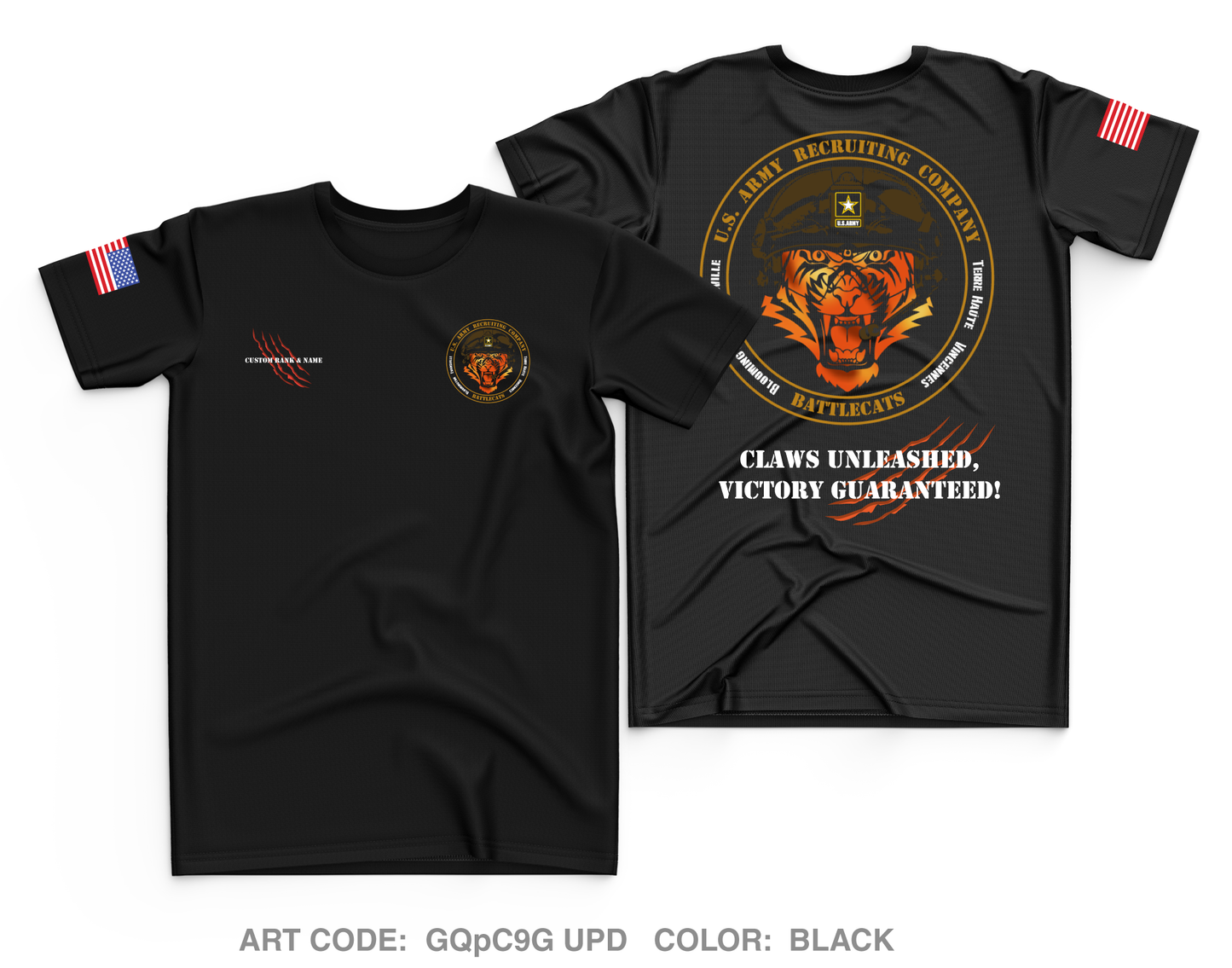 Custom Evansville Recruiting Company, BattleCats Core Men's SS Performance Tee - GQpC9G_UPD