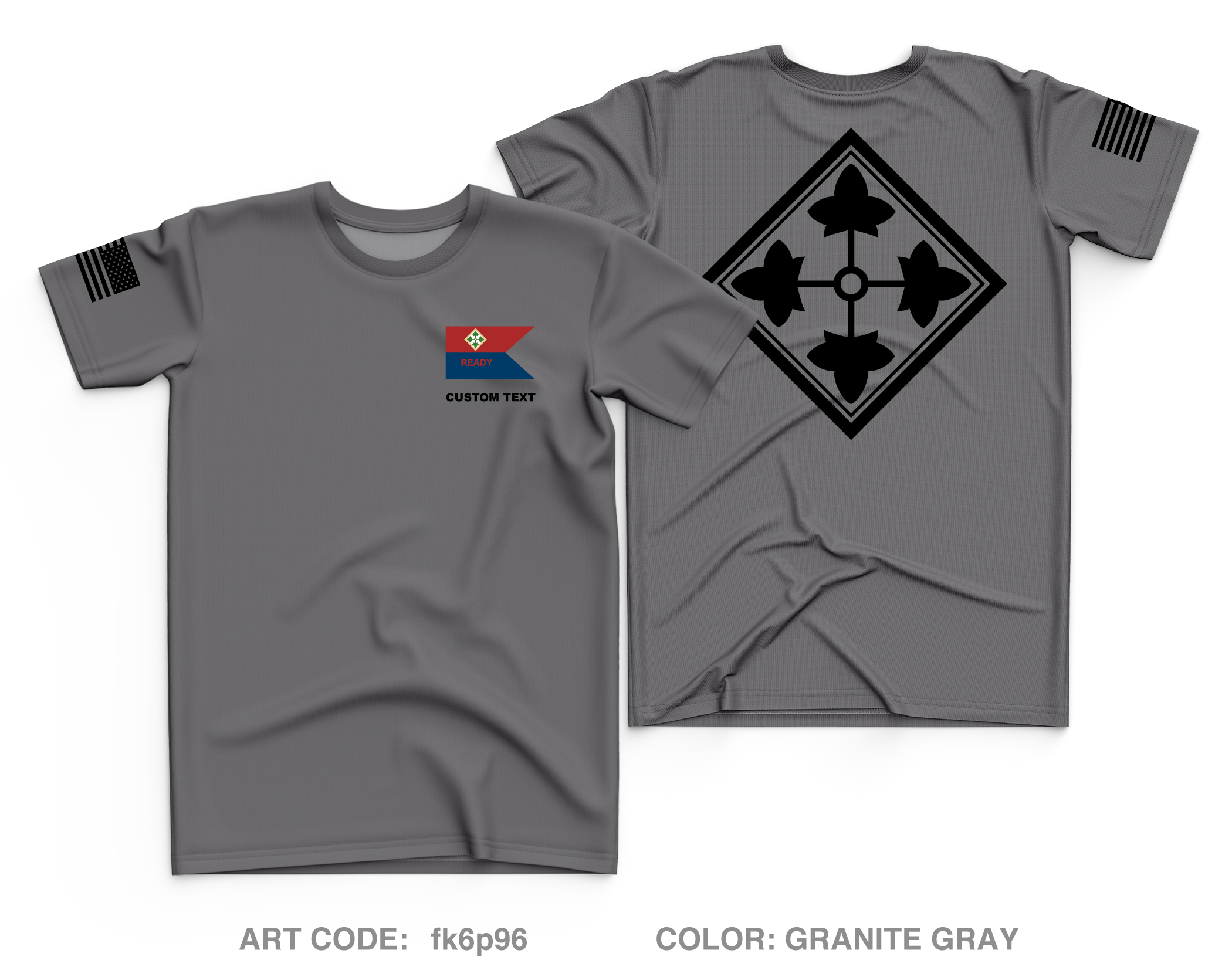 CUSTOM READY CO, HHBN, DIVARTY, 4ID Core Men's SS Performance Tee - fk ...