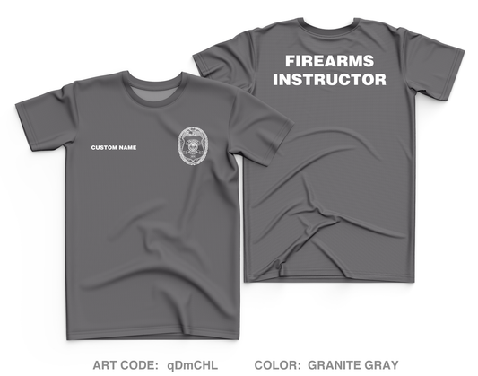 CUSTOM RTD Transit Police Core Men's SS Performance Tee - qDmCHL