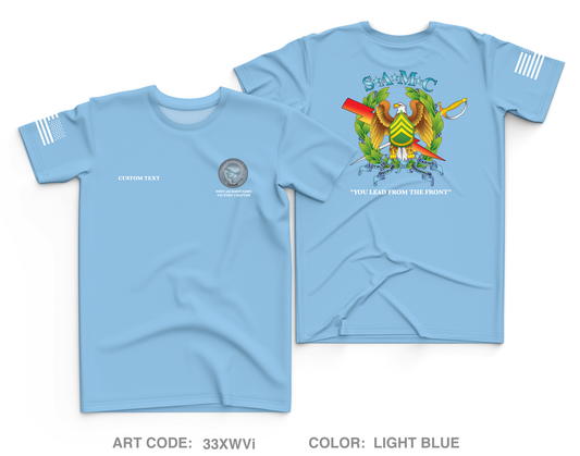 CUSTOM Ft Jackson SAMC Voctory Chapter Fundraising Collection Core Men's SS Performance Tee - 33XWVi