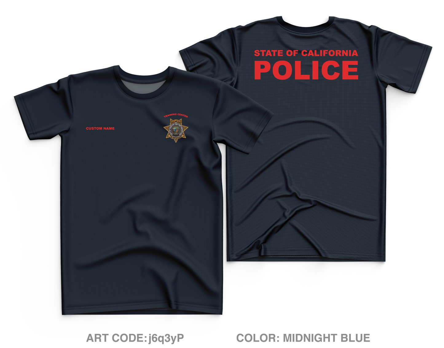 CUSTOM CAL FIRE LAW ENFORCEMENT TRAINING Store 1 Core Men's SS Performance Tee - j6q3yP