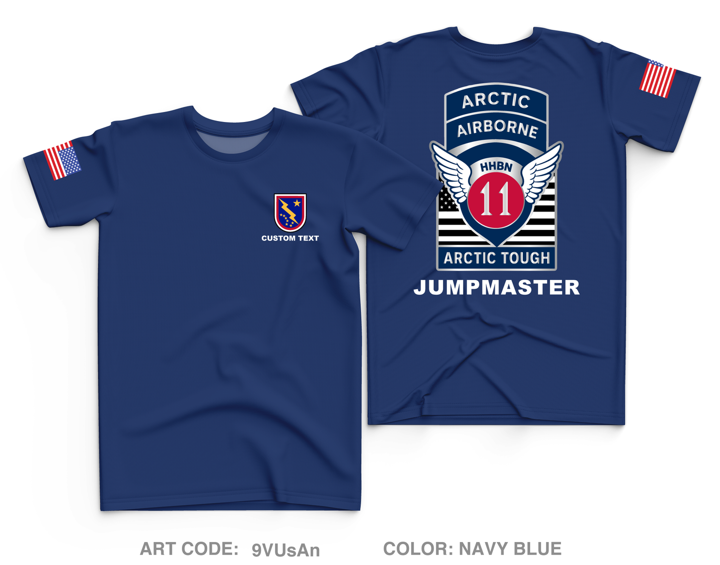 CUSTOM HHBN, 11th Airborne Division Core Men's SS Performance Tee - 9VUsAn