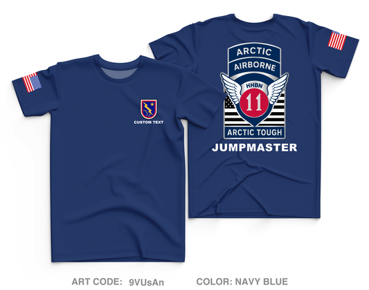 CUSTOM HHBN, 11th Airborne Division Core Men's SS Performance Tee - 9VUsAn